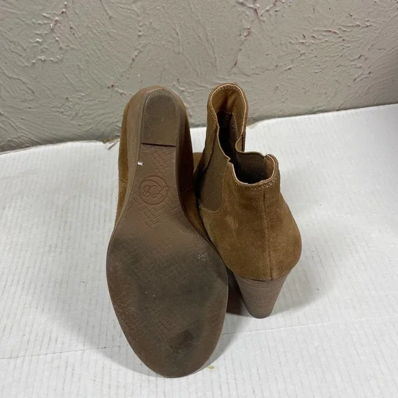 Lucky Brand Yamka Suede Ankle Boot trebark Women's Size 8.5 M - Picture 5 of 5